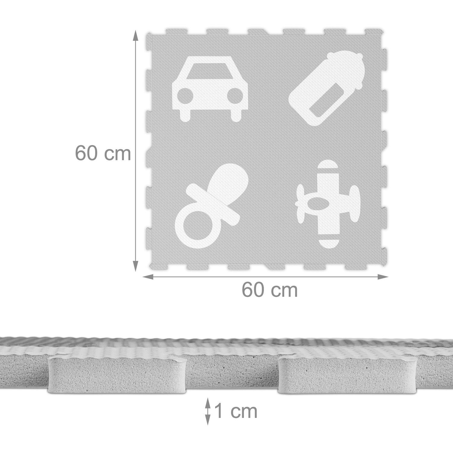 Northix Puzzlematten mit Symbolen  