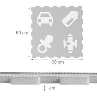 Northix Puzzlematten mit Symbolen  