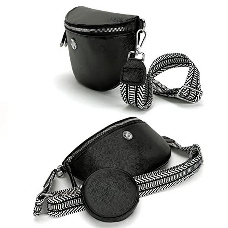 Only-bags.store Sac Banane Crossbody Élégant avec Large Sangle  