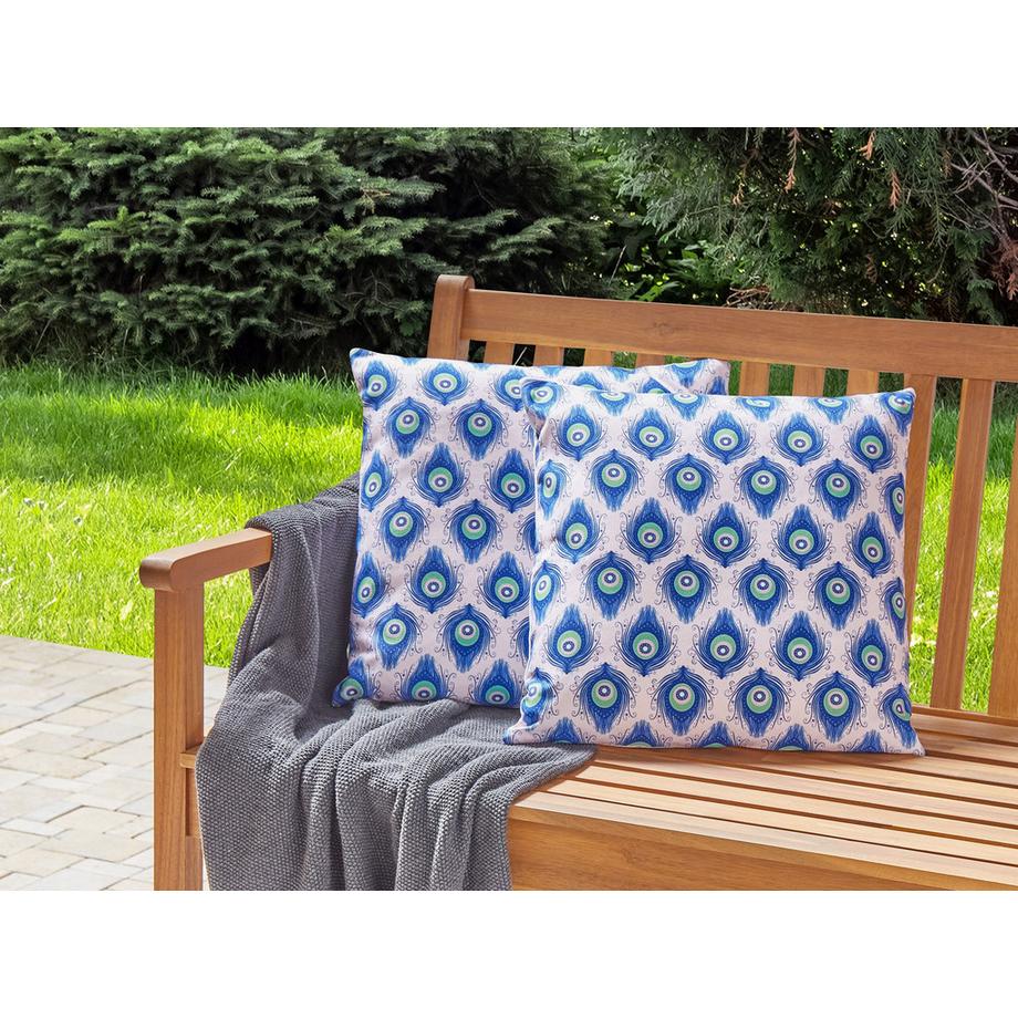 Beliani Gartenkissen 2er Set aus Polyester Modern CERIANA  