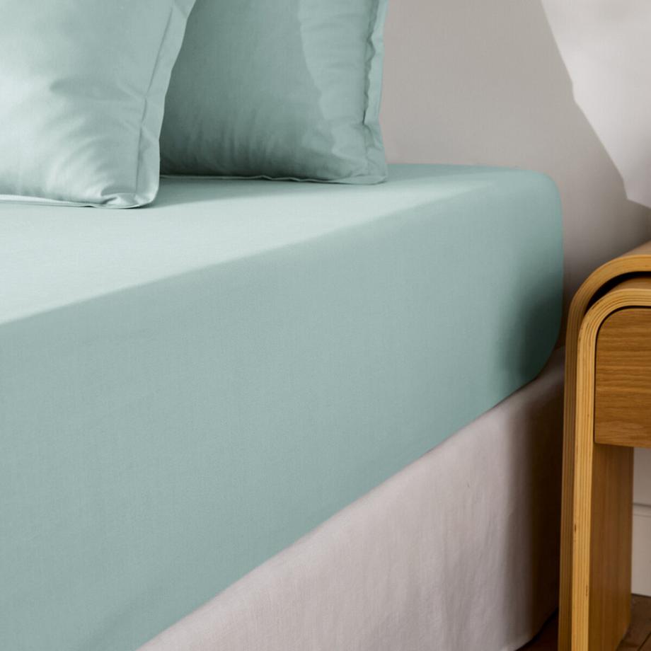 Drap housse en percale coton