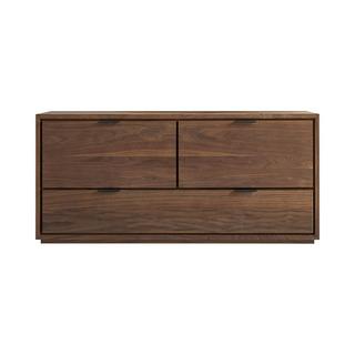 Tikamoon TV-Schrank aus massivem Nussbaum 120 cm Senson  