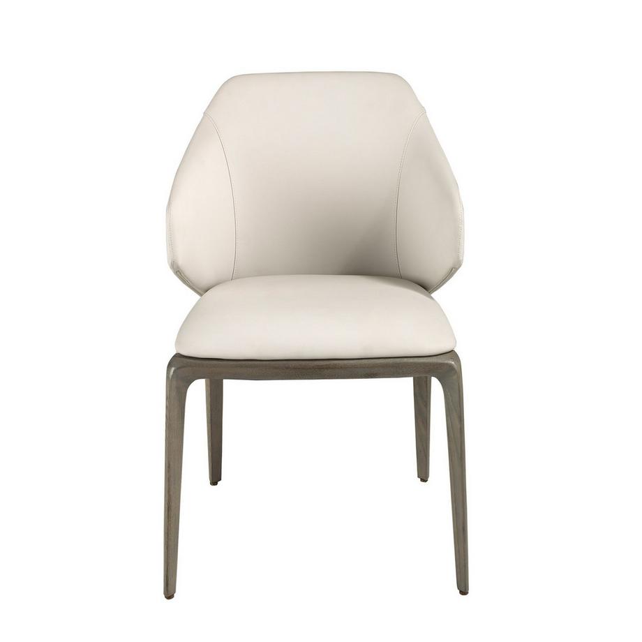 ANGEL CERDA Sedia in similpelle crema  