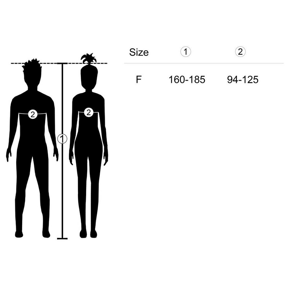 Tectake  Costume à dos de Père Noël 