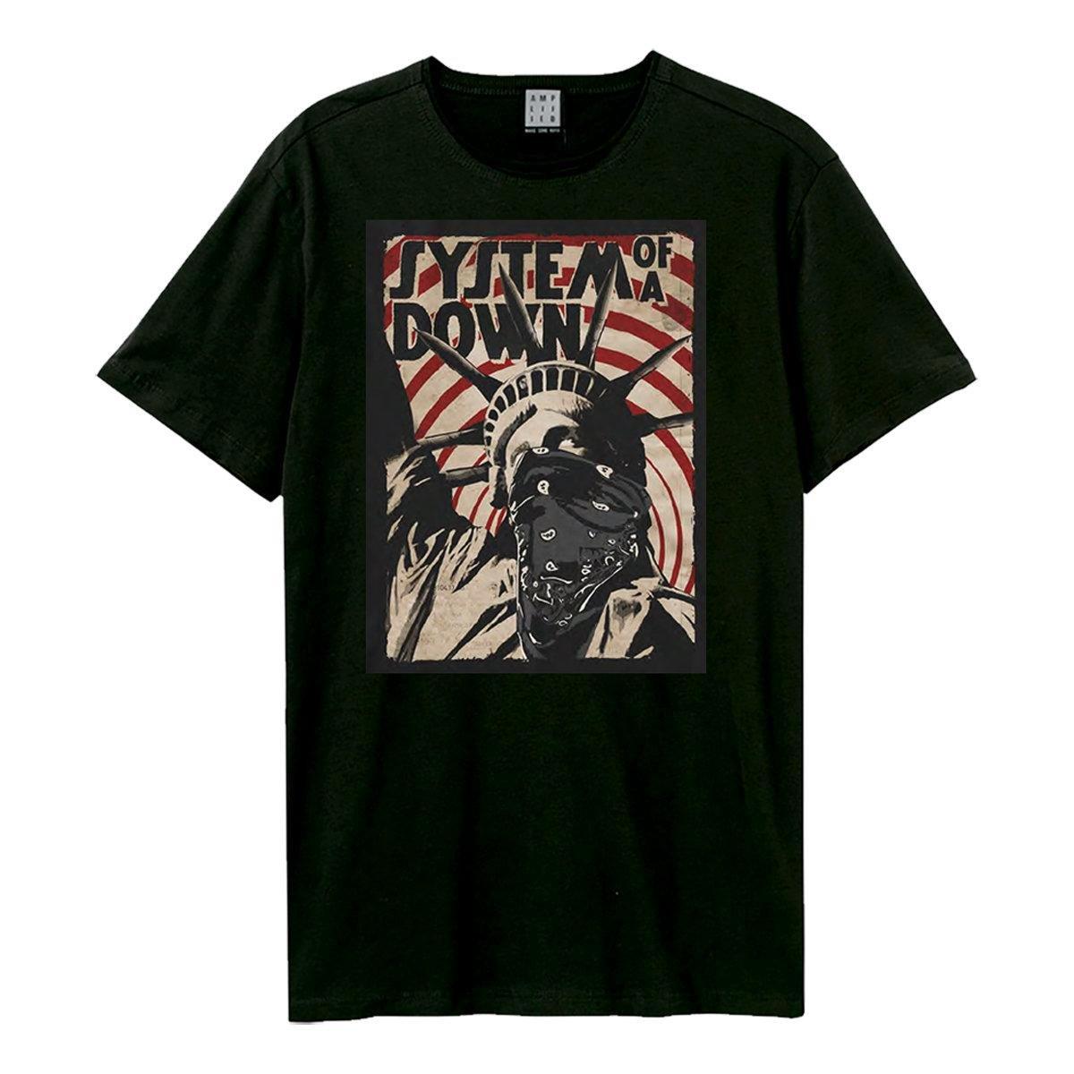 Image of Statue Of Liberty Tshirt Damen Schwarz XS