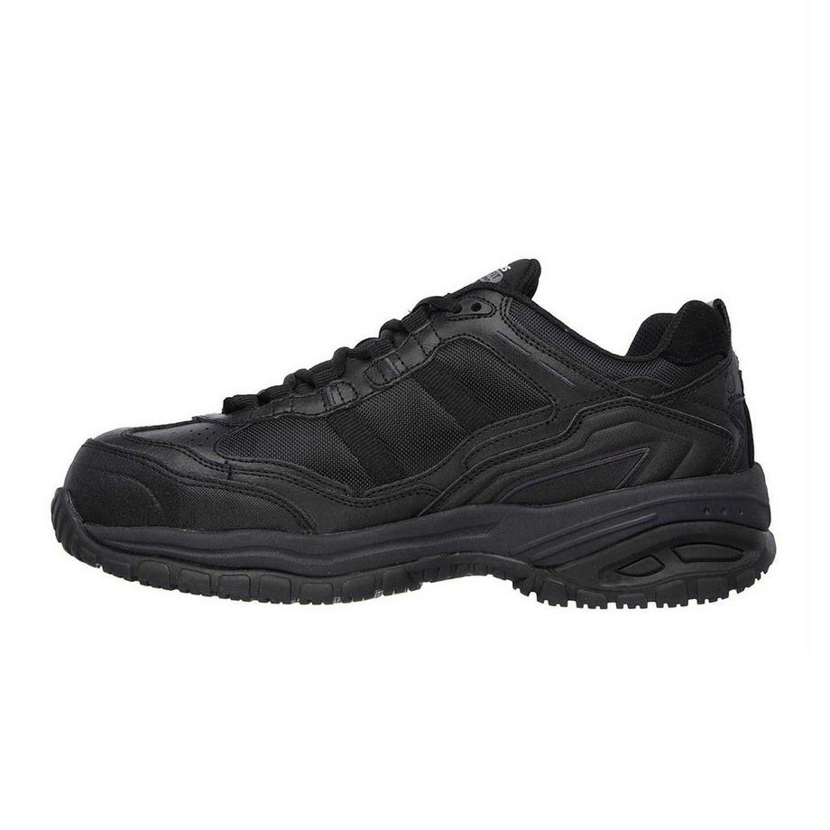 SKECHERS Chaussures de Sécurité Grinnell Cuir Revêtu Chaussures De Sécurité Stride Grinnell 