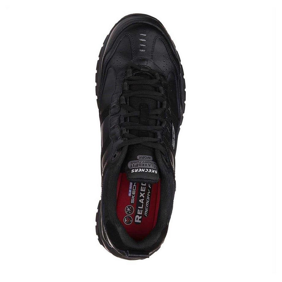 SKECHERS Chaussures de Sécurité Grinnell Cuir Revêtu Chaussures De Sécurité Stride Grinnell 