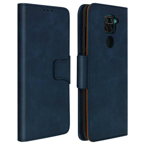 Avizar  Étui Xiaomi Redmi Note 9 Vintage Bleu 