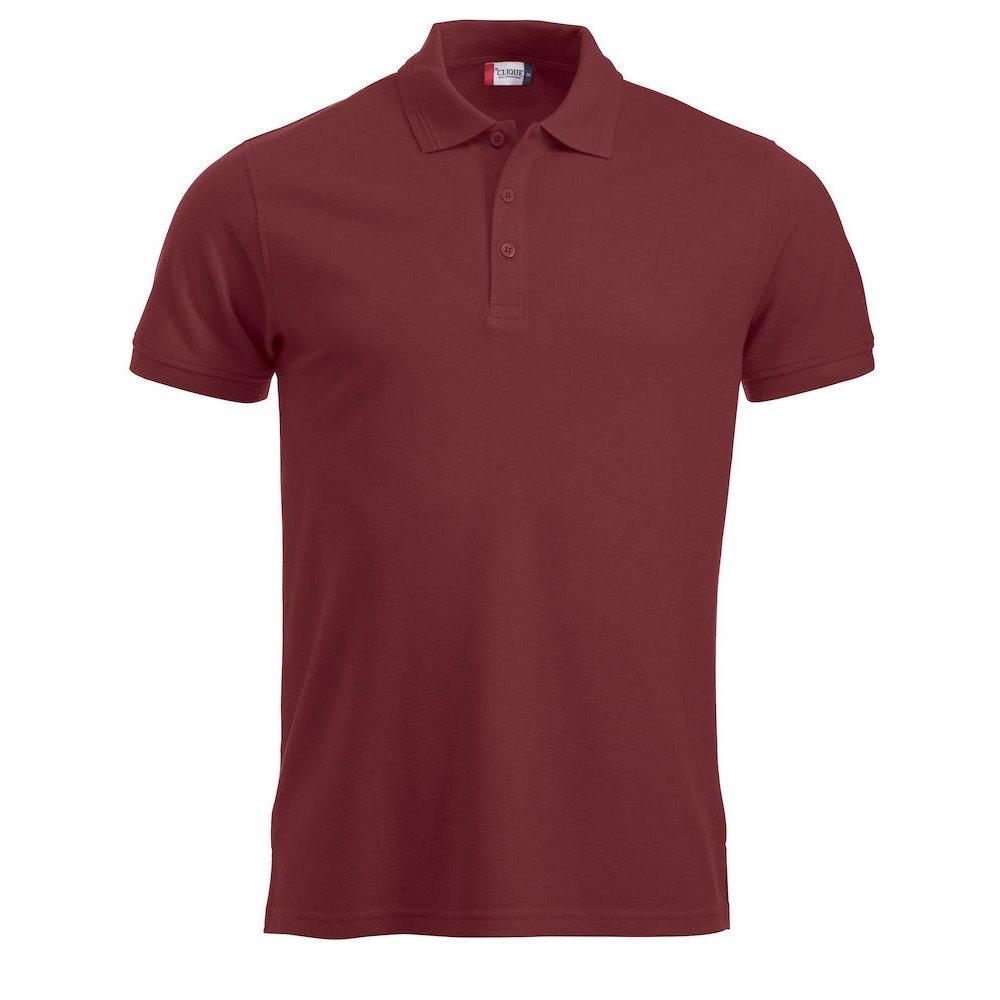 Image of Manhattan Poloshirt Herren Weinrot XXL