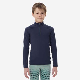 WEDZE  Maglia termica bambino mezza zip poliestere 