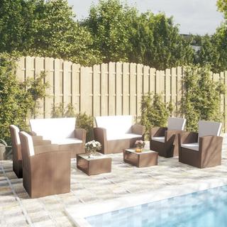 VidaXL Garten-lounge-set poly-rattan  