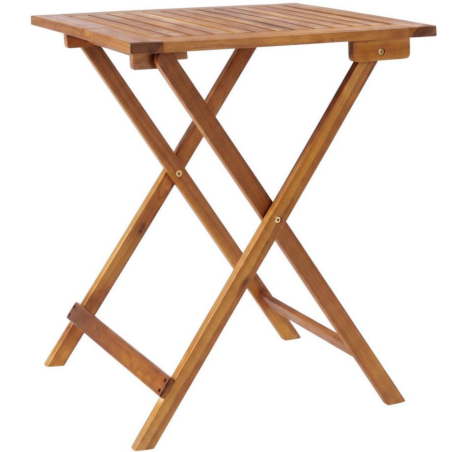 Tectake Ensemble Bistro Sollér, pliable, résistant aux intempières, préassemblé, facile à ranger  