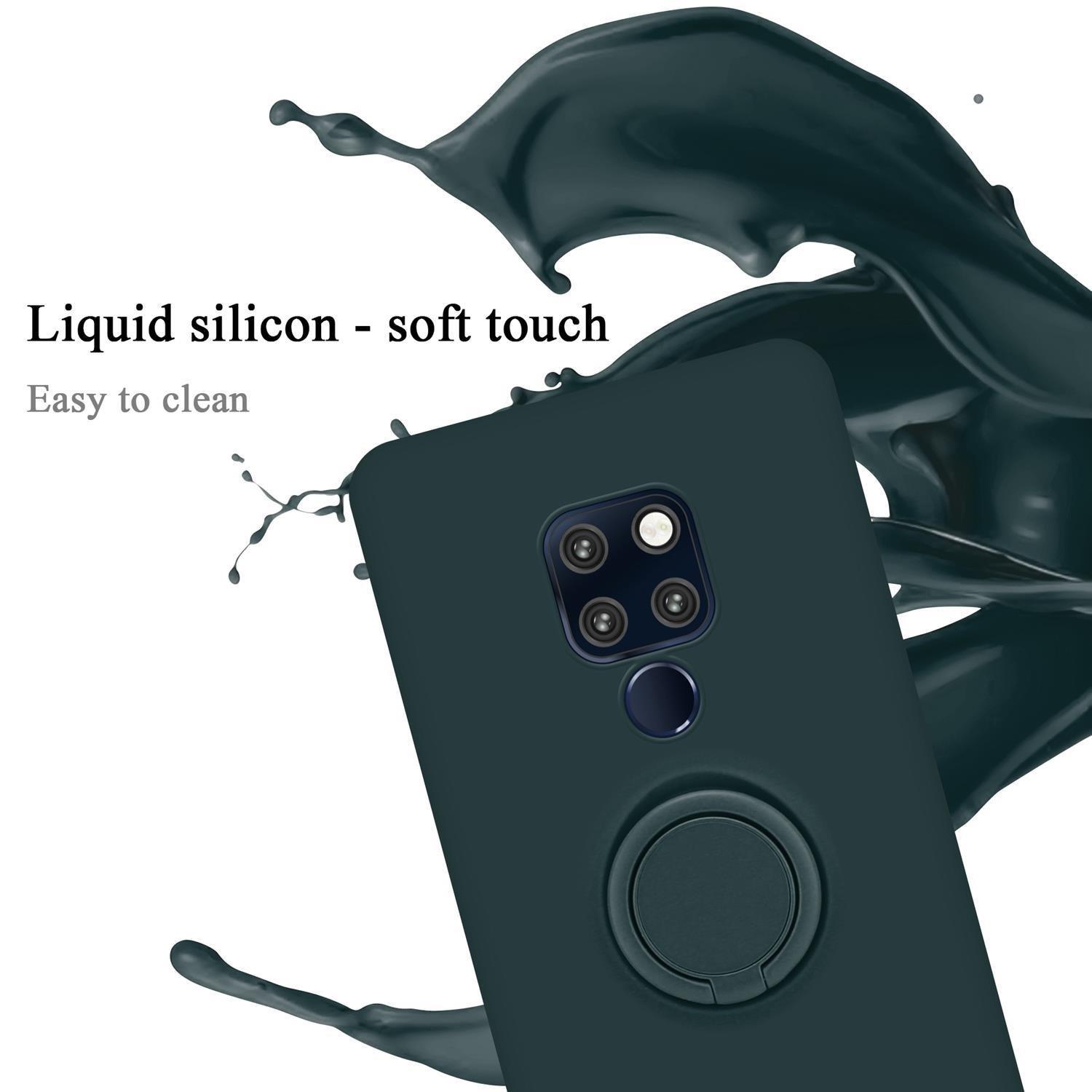 Cadorabo  Hülle für Huawei MATE 20 TPU Silikon mit Ring Liquid 