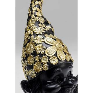 KARE Design Deko Figur Zwerg Meditation gold 19  