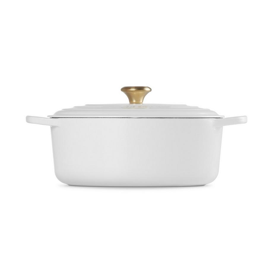 LE CREUSET Signature Bräter Oval  31 cm White  