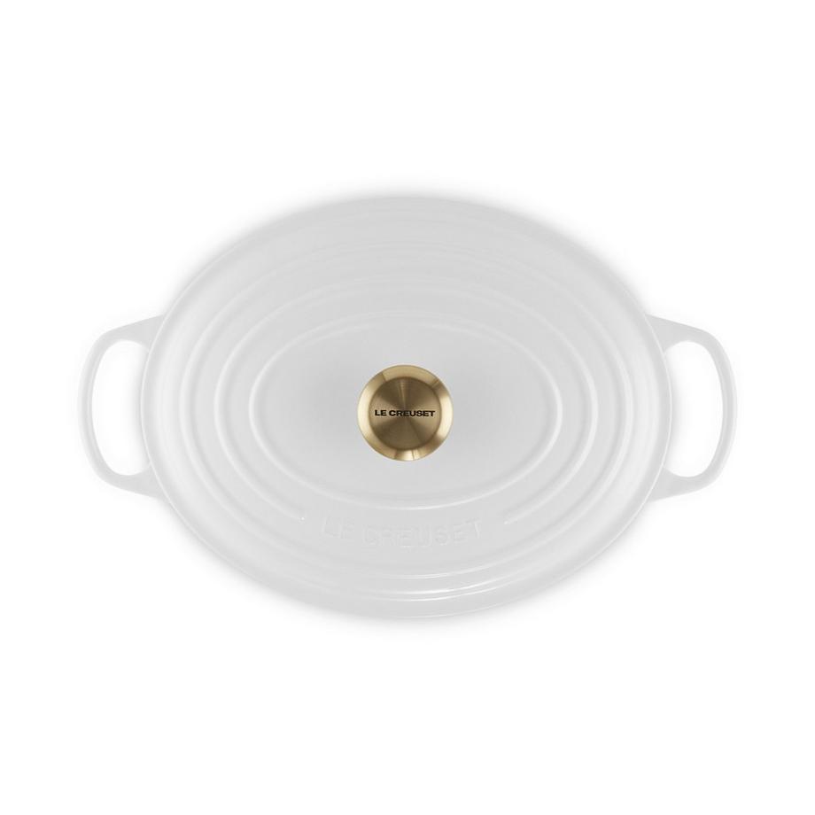 LE CREUSET Signature Bräter Oval  31 cm White  