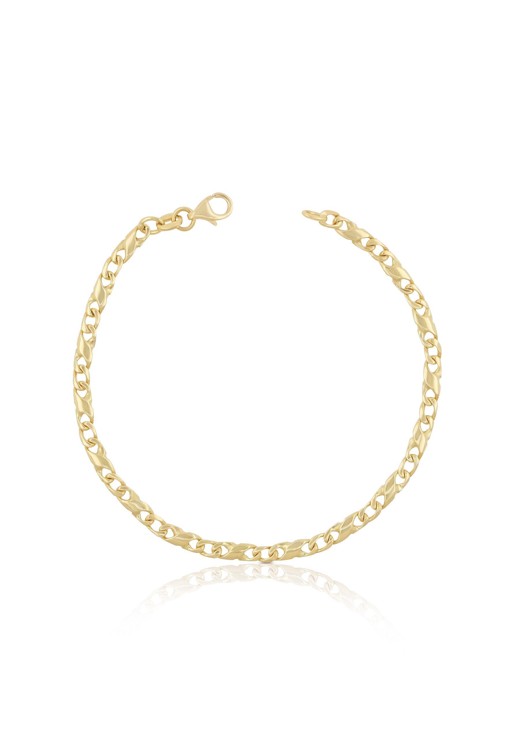 MUAU Schmuck  Bracelet Carrera Gelbgold 750, 19cm, 3.5mm 