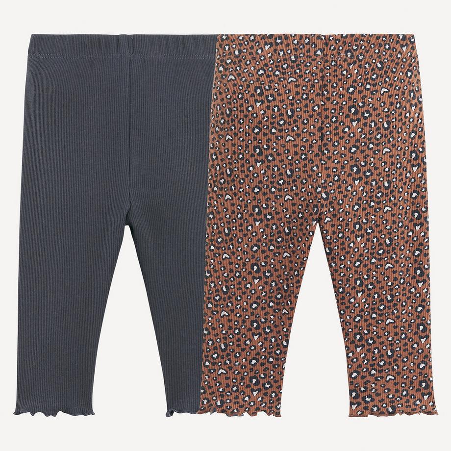 La Redoute Collections  2er-Pack Leggings aus Rippmaterial 