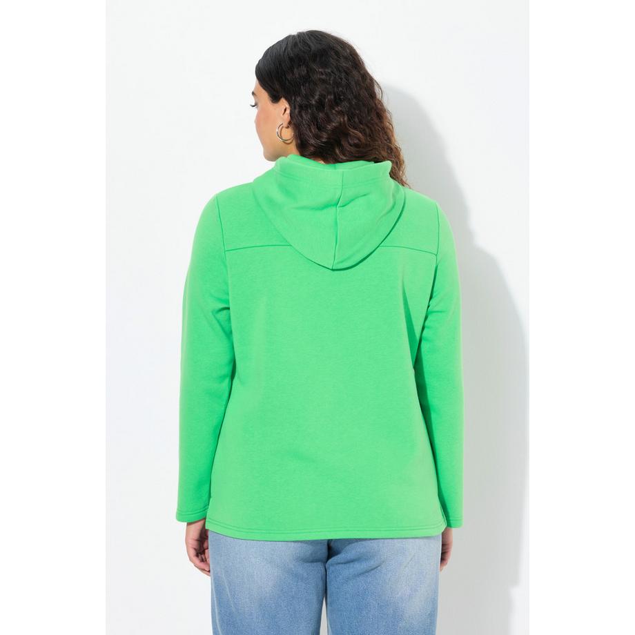 Ulla Popken Maglia con cappuccio True Coulisse Tasche  