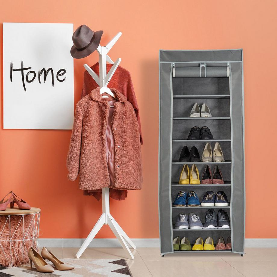 B2X Scarpiera in tessuto con 9 scomparti  