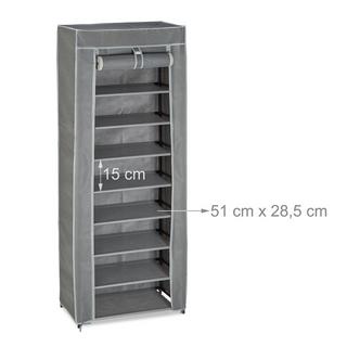 B2X Scarpiera in tessuto con 9 scomparti  