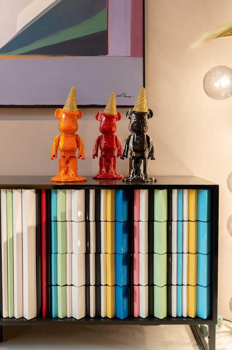 KARE Design Figura decorativa Orso Gelato nero  