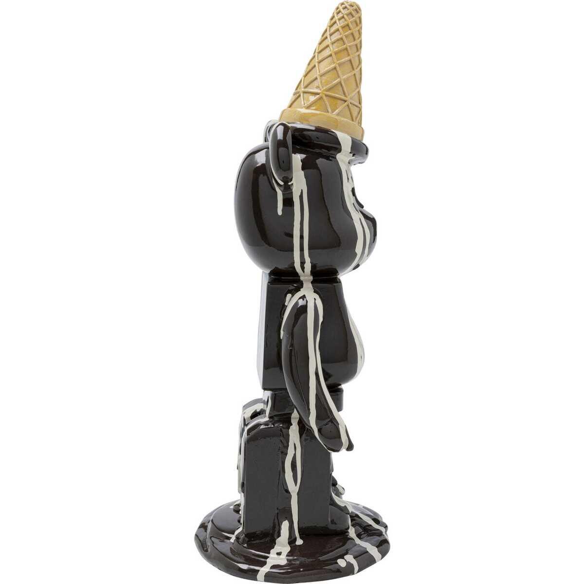 KARE Design Figura decorativa Orso Gelato nero  