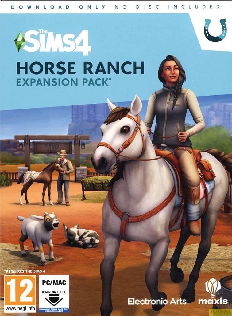 Image of Die Sims 4 Add-on: Pferderanch-Erweiterungspack (Code in a Box)