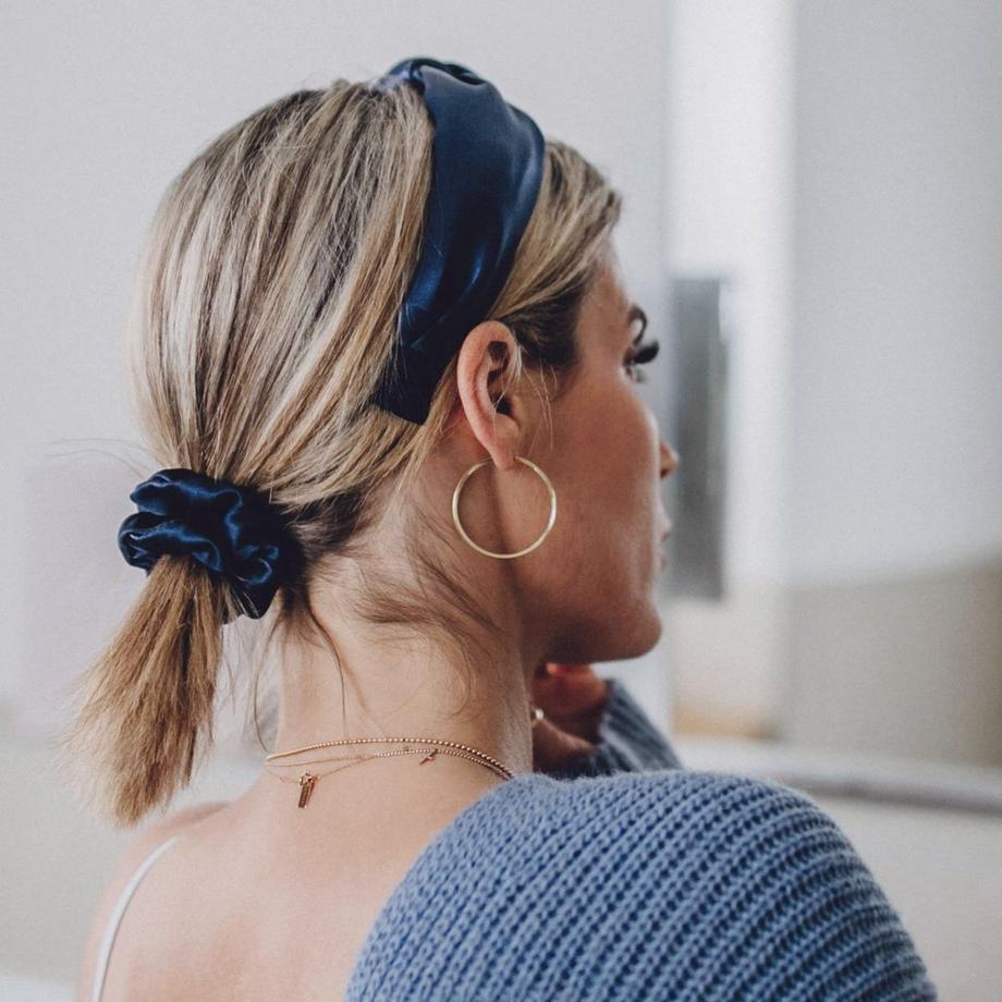 AILORIA  DOUX Ensemble de 2 chouchous en soie S et M 