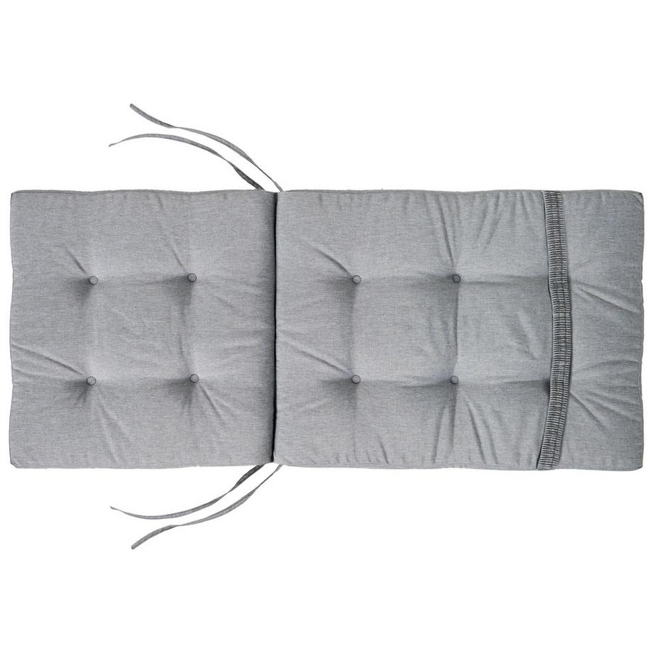 Beliani Sitzauflagen 8er Set aus Kunstleinen Modern MAUI PREMIUM  