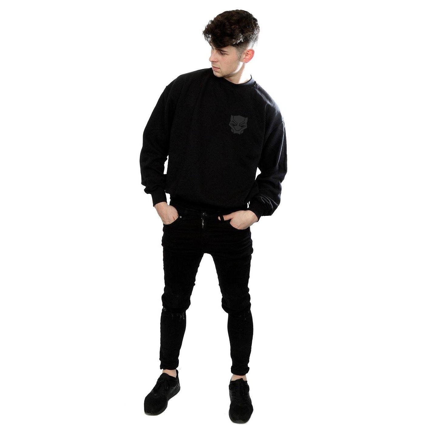 MARVEL  Black On Black Sweatshirt 