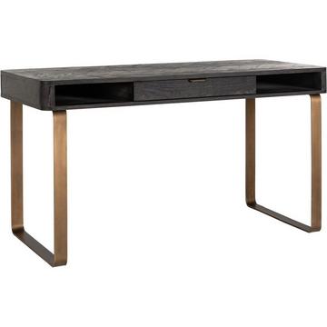 Bureau Blackbone laiton noir 140