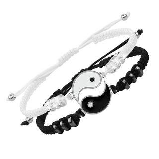 B2X  Passende Knospen-Armbänder – Yin und Yang 