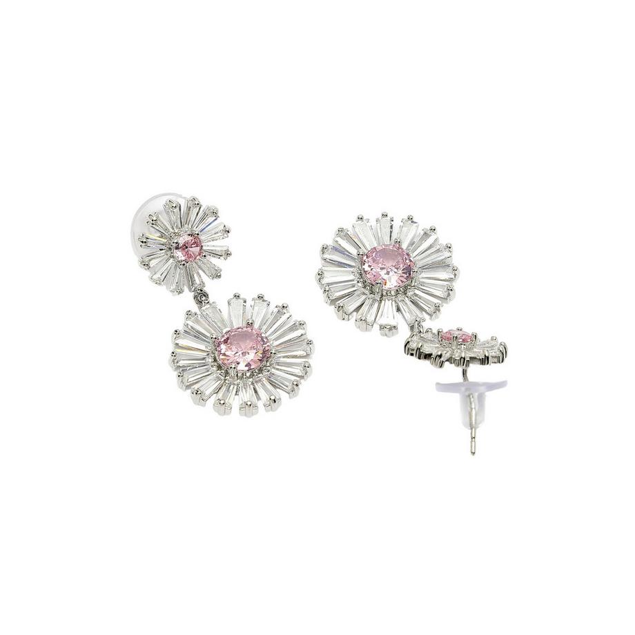 AVANT-GARDE PARIS  Diva Kollektion Doppelte Gänseblümchen-Tropfenohrringe 