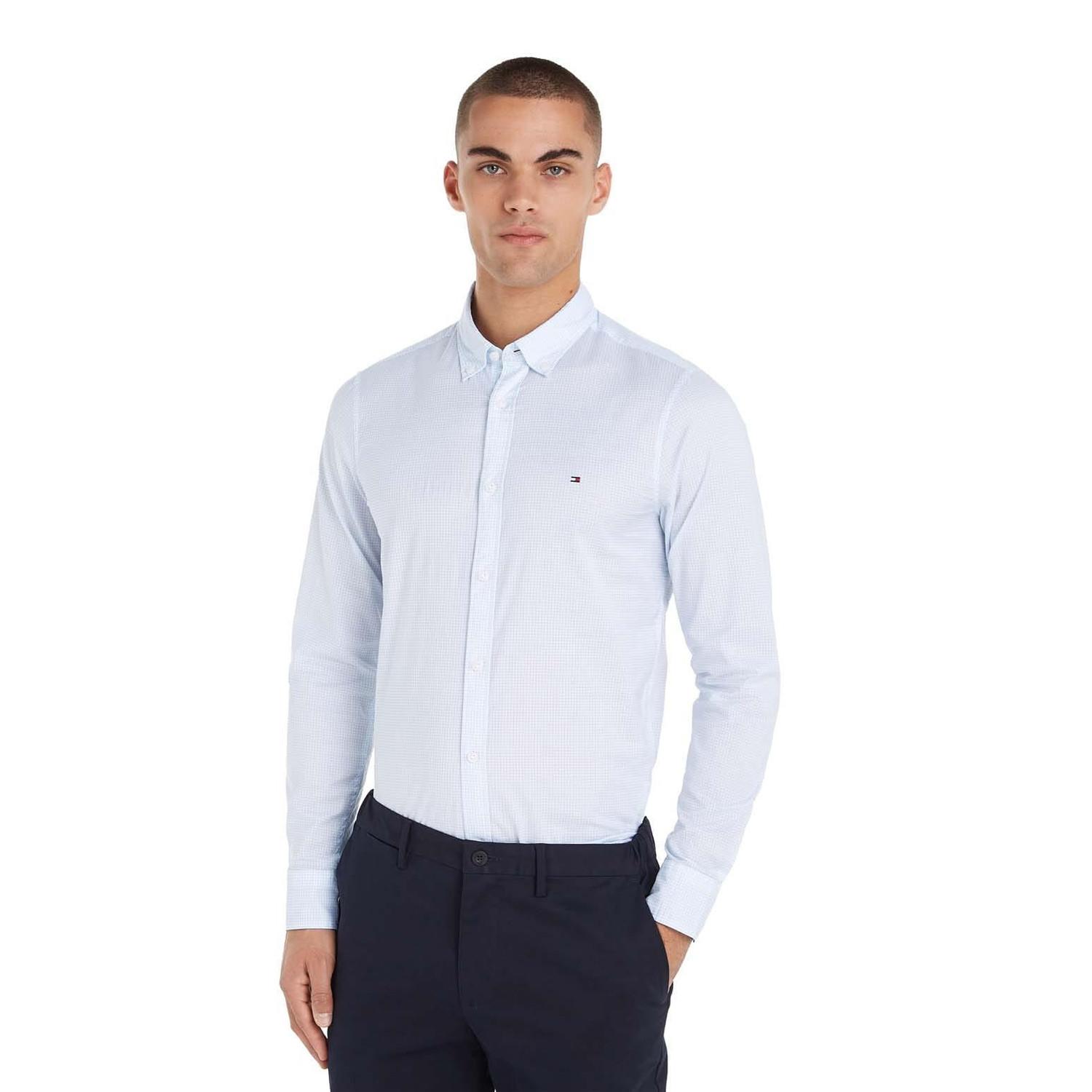 TOMMY HILFIGER Camicia Flessibile Slim Fit Maniche Lunghe  