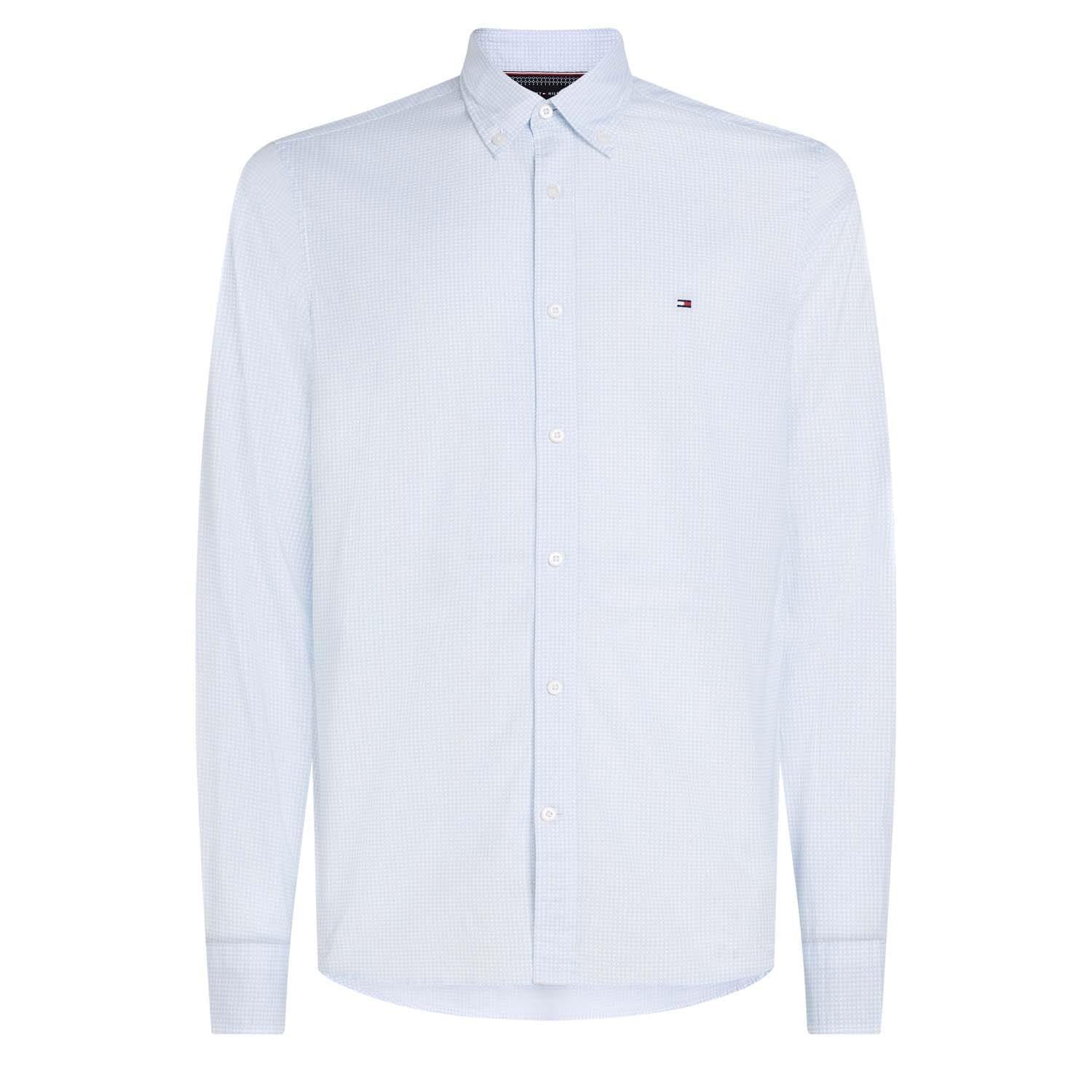 TOMMY HILFIGER Camicia Flessibile Slim Fit Maniche Lunghe  