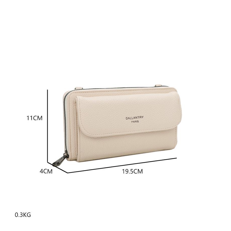 Gallantry Leder Schultertasche Portemonnaie  