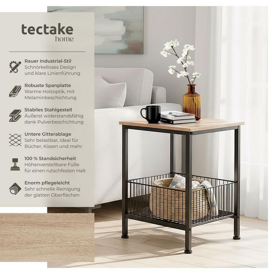 Tectake Beistelltisch Grimsby  