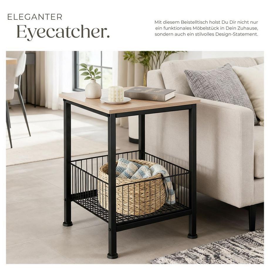 Tectake Beistelltisch Grimsby  