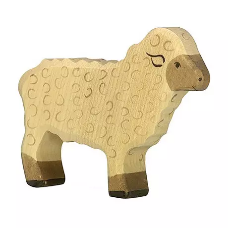 Holztiger  Schaf stehend 
