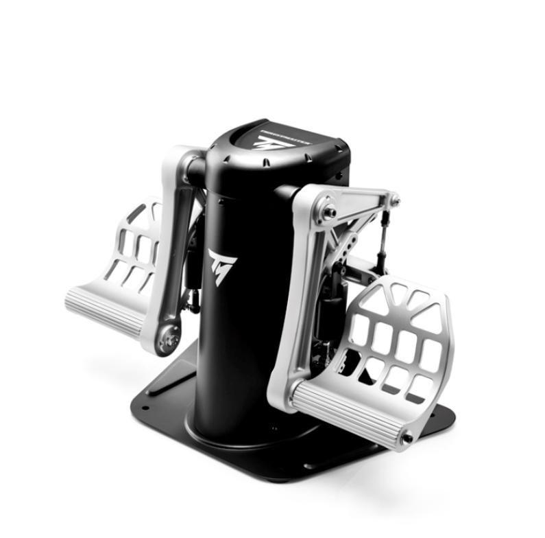 THRUSTMASTER  TPR Rudder Nero, Argento USB Simulazione di Volo Analogico PC 