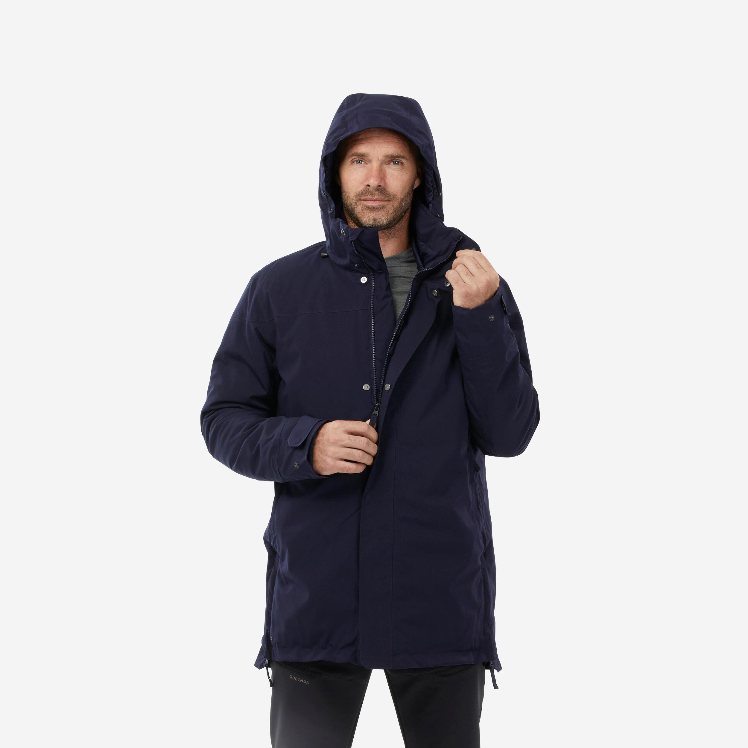 Image of Parka - Sh500 Herren Blau Bedruckt M