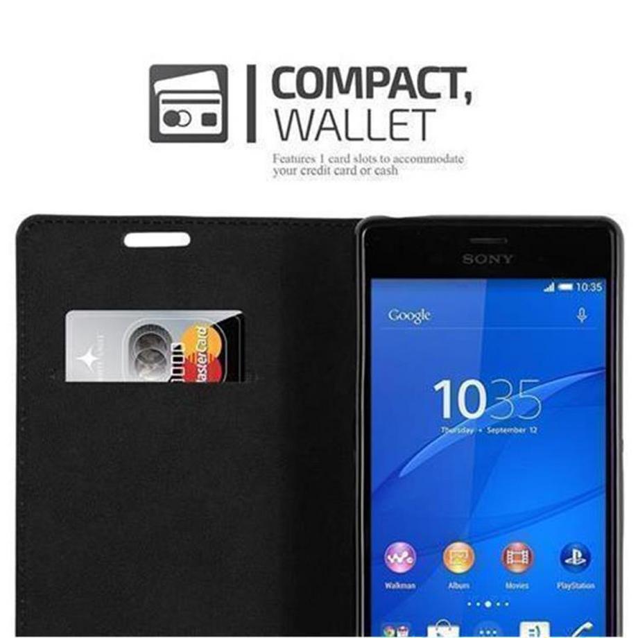 Cadorabo  Hülle für Sony Xperia Z3 Magnetverschluss, Kartenfach 