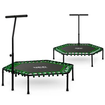 Fitness-Trampolin mit Griff 127 cm Neo-Sport – sechseckig