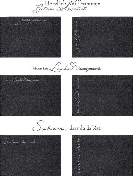 Image of Tischset Aus Filz 10031489 Mit Spruch, Ass. 45x35cm Unisex