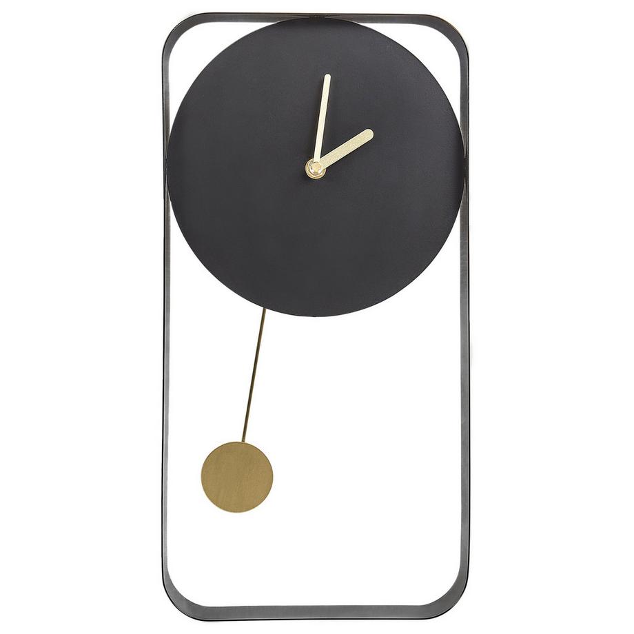 Beliani Wanduhr aus Stahl Modern SERVOZ  