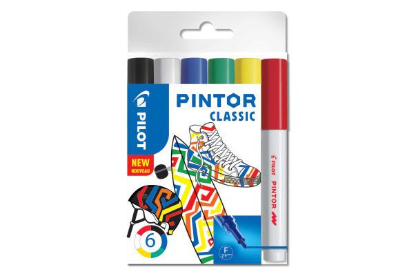 Pilot PILOT Marker Pintor Set Standard F S6/0517405 6 Stifte  