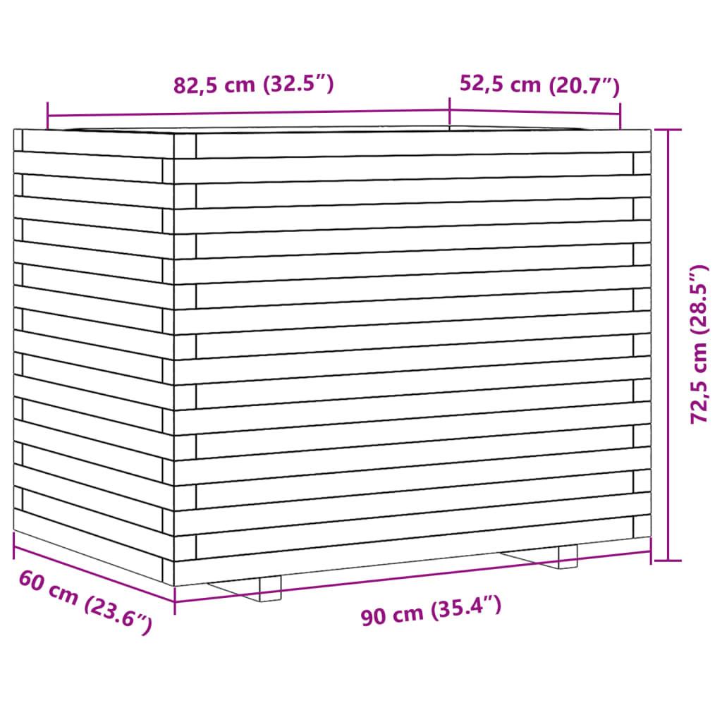 VidaXL Jardinière bois de pin  