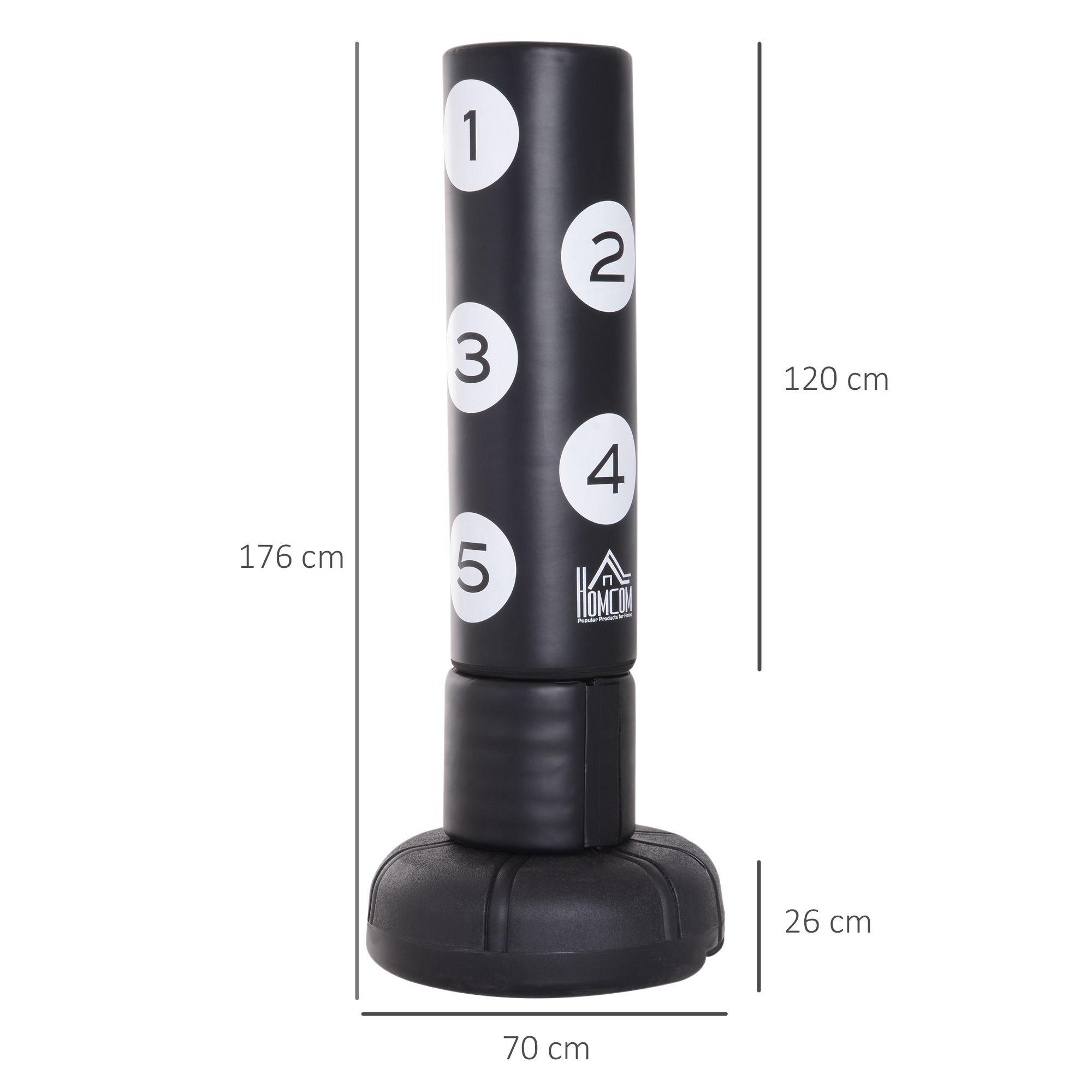 HOMCOM  Sac de frappe debout 