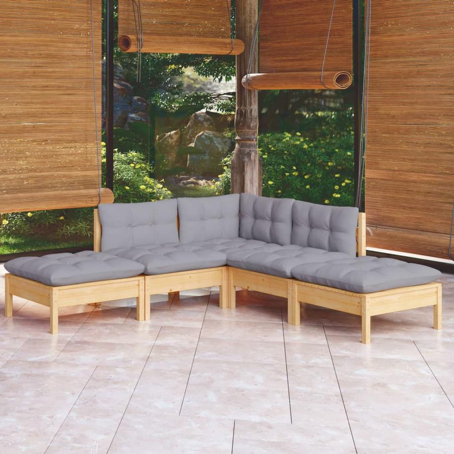 VidaXL Garten-lounge-set kiefernholz  